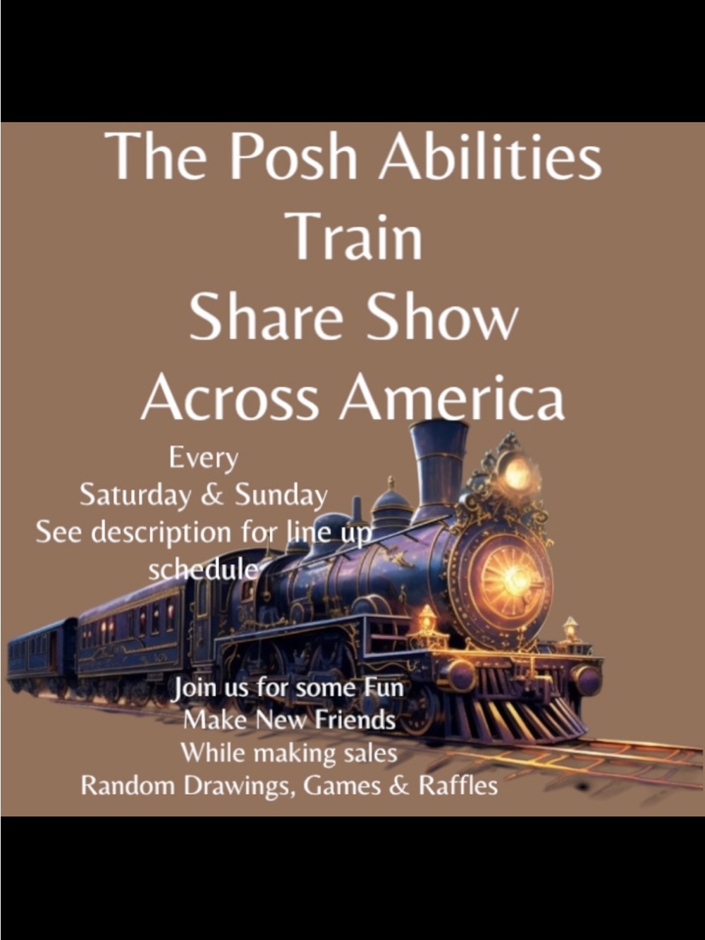 Poshabilities Train @Dazzlindiamondd